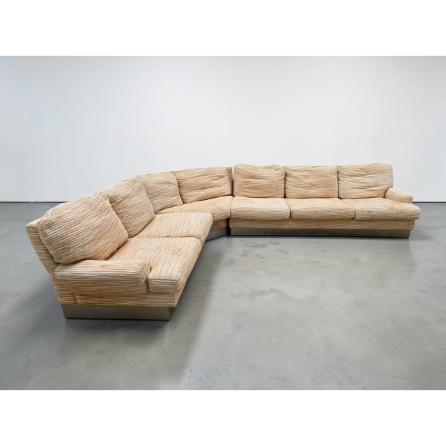 Mid-Century Modern Vintage Roche Bobois Sectional, 1978 For Sale - Image 3 of 16