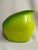 Mid-Century Modern Asymmetric Lime Green Glazed Ceramic Vase, 1960s For Sale - Image 12 of 12