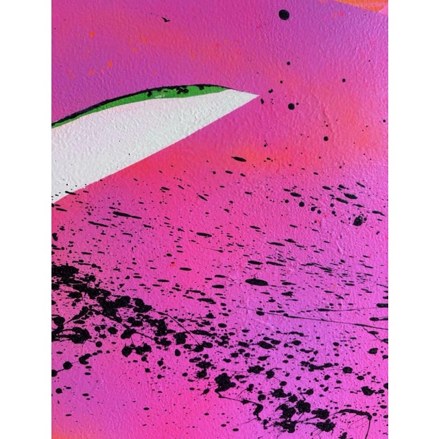 Textile Camille Patha “Punch” 60 X 60” Painting Feature Tacoma Art Museum Book Cover For Sale - Image 7 of 9