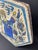 Blue Hexagonal Hand-Painted Earthenware Tile, Asia For Sale - Image 8 of 12