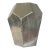 1980s Large, Tall, Hexagonal Aluminum Vase or Planter, Modern, Decorator For Sale