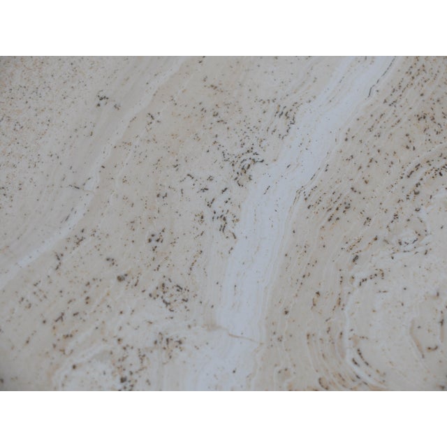 Coffee Table in Travertine Stone from Artelano, France, 1980s For Sale - Image 12 of 17