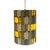 Vintage, Danish made hanging pedant. Made from thee different colored metal plates that interlock having some narrow gaps...