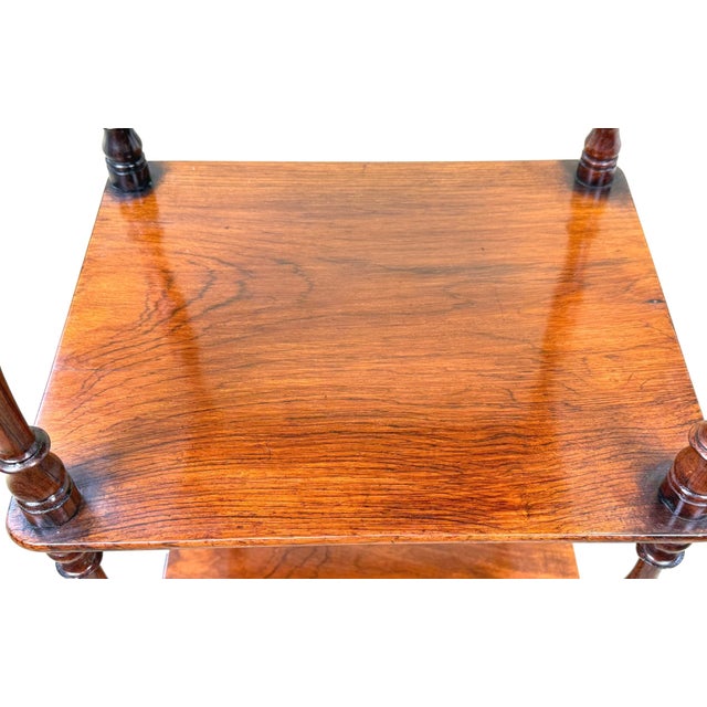 Small 19th Century Rosewood Whatnot, 1840 For Sale - Image 4 of 11