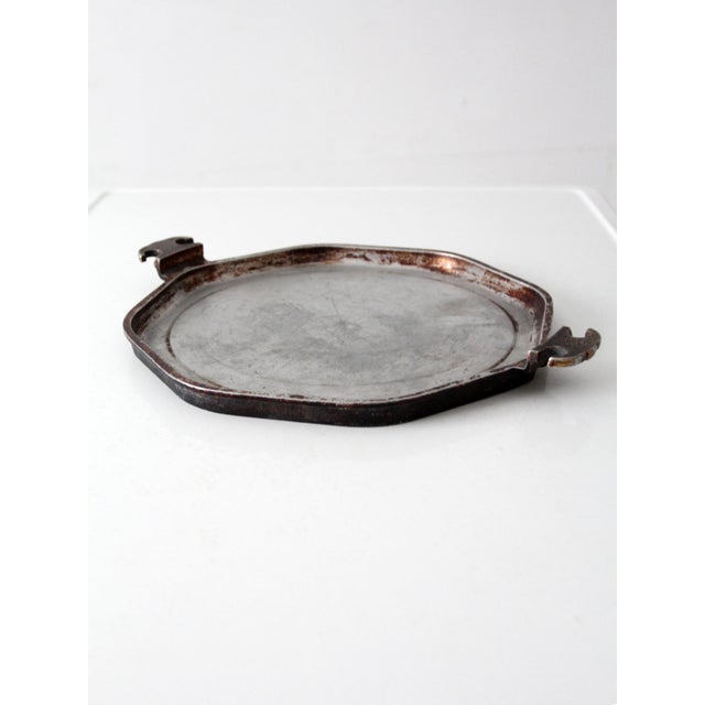 Silver Vintage Guardian Service Aluminum Serving Tray For Sale - Image 8 of 11