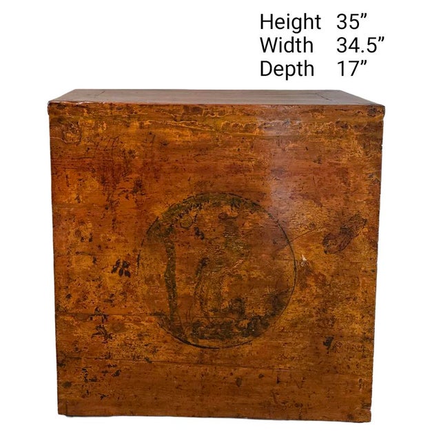 1900 - 1909 Antique Chinese Cabinet For Sale - Image 5 of 10