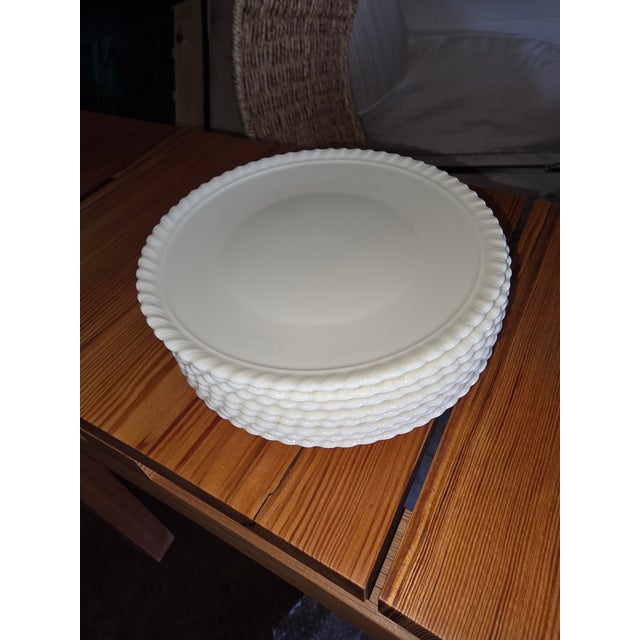 1940s 1940s Lenox Gadroon Pattern Small Plates Set of Eight For Sale - Image 5 of 5