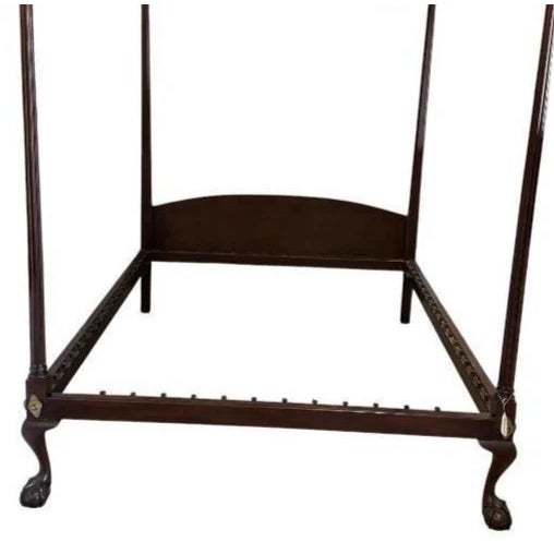 Store Item: KITTINGER CW-139 Colonial Williamsburg Mahogany Claw & Ball Canopy Bed Description: Replicated in solid...