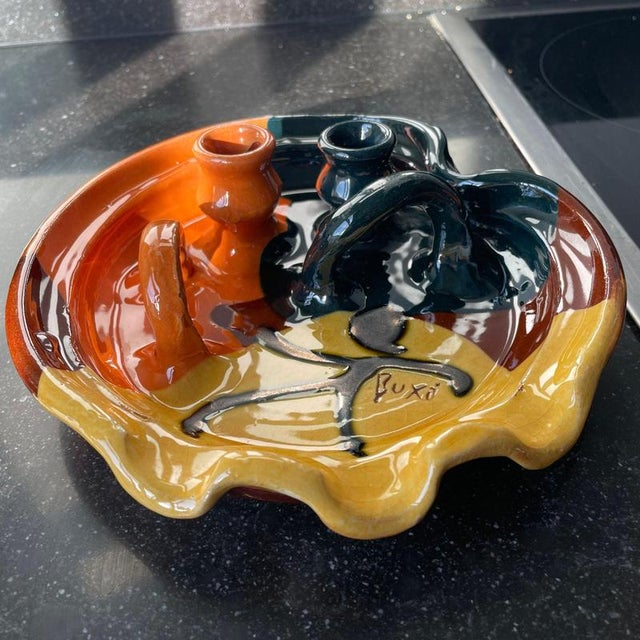 Thomas Buxo Ceramic Amsterdam Studio Tapas Dish For Sale - Image 9 of 13