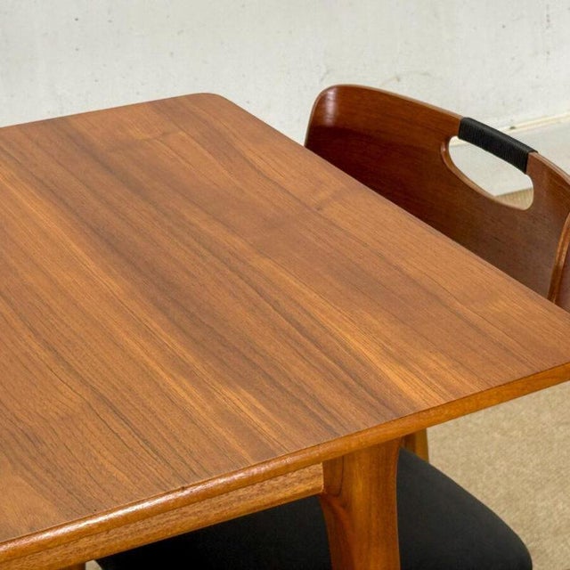 Brown Mid-Century Modern Dining Extending Table by McIntosh For Sale - Image 8 of 16