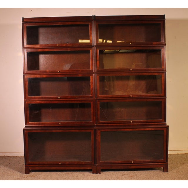 Mahogany Stacking Bookcases, 1990s For Sale - Image 12 of 12