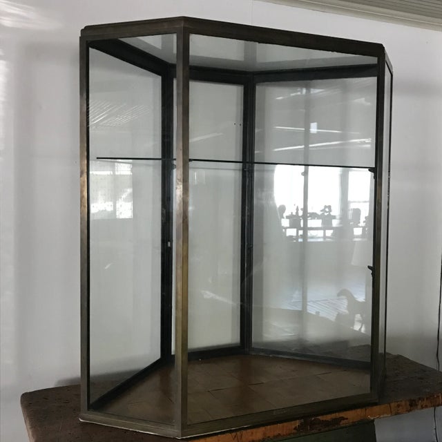 Early 20th century French Art Deco period vitrine. Display cabinet, salvaged from super high end jewelry or gift gallery...