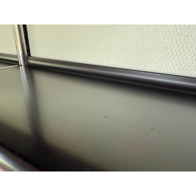 Metal Wingset Shelving System in Black by Otto Zapf for Vieler / Vitra, Germany, 1980s For Sale - Image 7 of 12