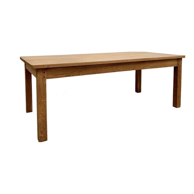 Vintage Farmhouse Table in Oak, 1940s For Sale