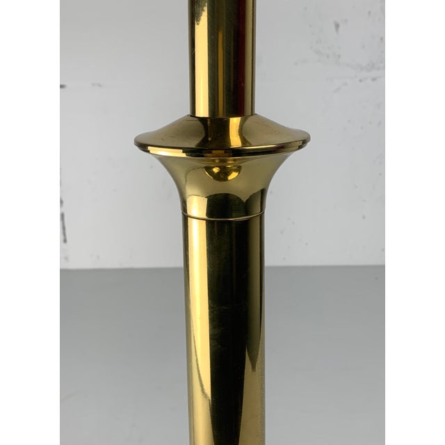 Mid-Century Hollywood Regency Brass Mushroom Table Lamp, Vienna, Austria, 1960s For Sale - Image 4 of 16