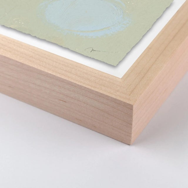 DESCRIPTION: Mirasol Palm Study II by Haley Mathewes in Maple Frame, Medium Art Print SPECIFICATIONS: Type: Giclée Art...