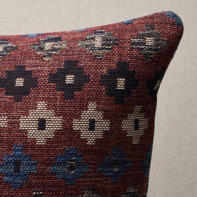 This pillow features Ayumi Performance with a knife edge finish. Ayumi Performance in russet is a stain-resistant, high-...