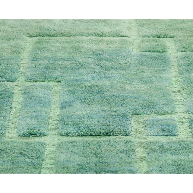 Early 21st Century Hand-Knotted Wool Rug by Azele Studio For Sale - Image 5 of 11