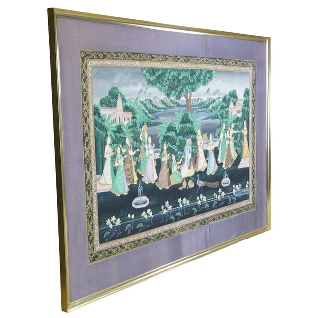 "Pichwai (pichvai or Pichhavai) is a style of painting that originated over 400 years ago, in the town of Nathdwara near...