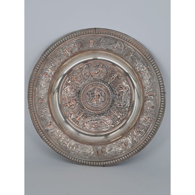 Victorian Victorian Elkington Electrotype Charger Plate For Sale - Image 3 of 11