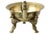 Mid 20th Century Asian Figural Brass Footed Bowl For Sale - Image 5 of 9