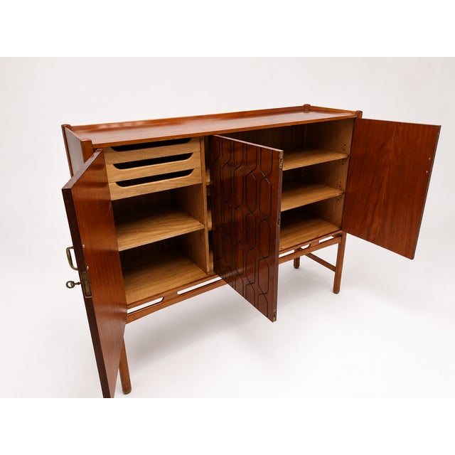 Wood Mid-Century Swedish Napoli Cabinet by David Rosén, 1953 For Sale - Image 7 of 17