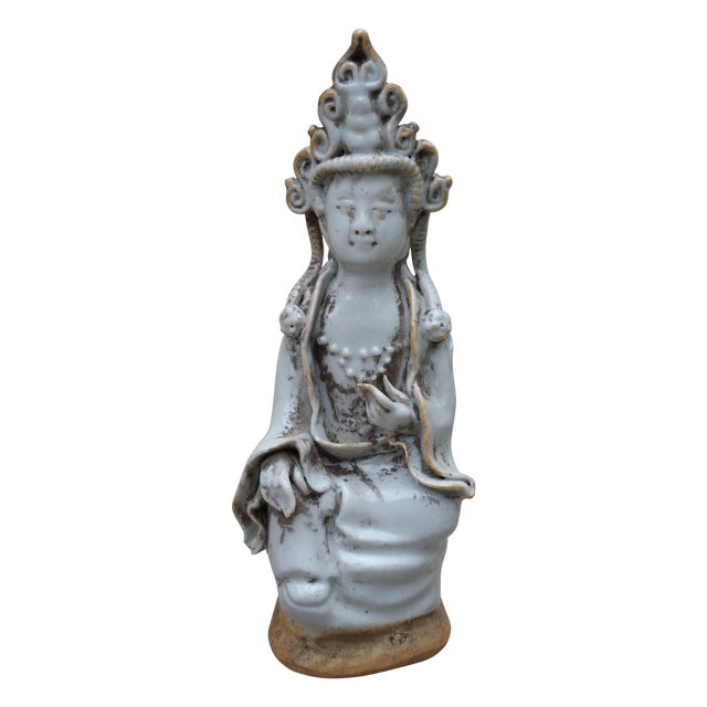 Vintage Quan Yin Porcelain Statue Chairish
