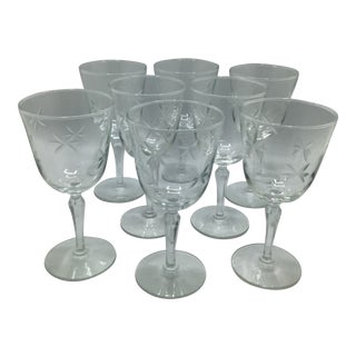 Vintage Libby Candlelight Water Goblets - Set of 8 For Sale