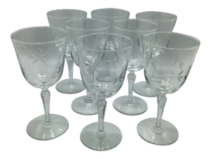 Vintage Libby Candlelight Water Goblets - Set of 8