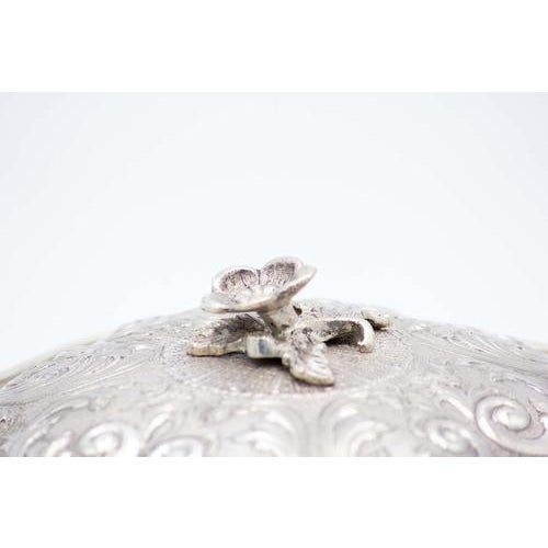 Octagonal Silver Slab with Reliefs For Sale - Image 3 of 5