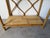 Vintage Coastal Arched Top Rattan Étagère With Wood Shelves For Sale - Image 9 of 13