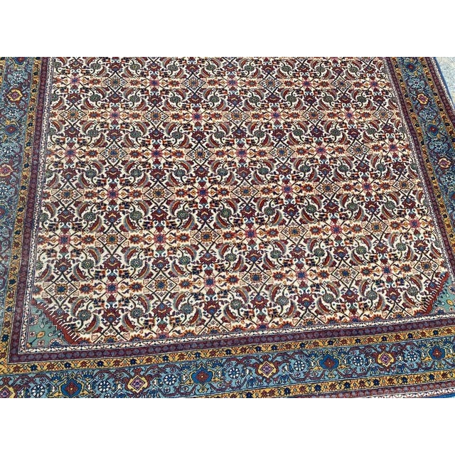 Antique Extremely Fine Tabriz Rug For Sale - Image 17 of 18