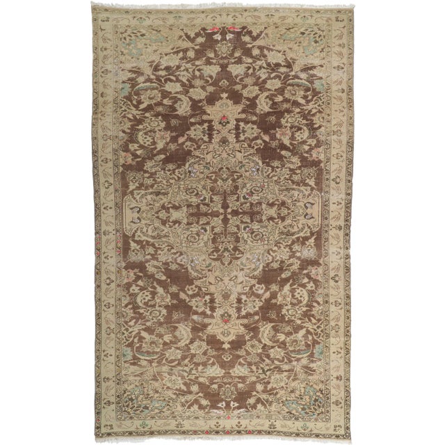 Antique-Worn Persian Faridan Rug - 07'05 X 12'03 For Sale - Image 11 of 11