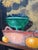Original Acrylic Painting of Marigold Cupboard, Signed Circa 1990's For Sale - Image 11 of 12