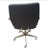 J. Ingvar Jensen Jacob Jensen for Labofa Black Leather Office Chair For Sale - Image 4 of 7