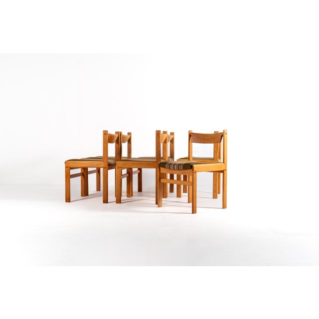 Vintage Oak Dining Chairs by H.W. Klein for Bramin, Denmark, 1960s, Set of 6 For Sale - Image 4 of 16