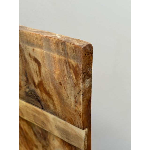 2000 - 2009 Oversized Rectangle Wood Serving Charcuterie Board For Sale - Image 5 of 7