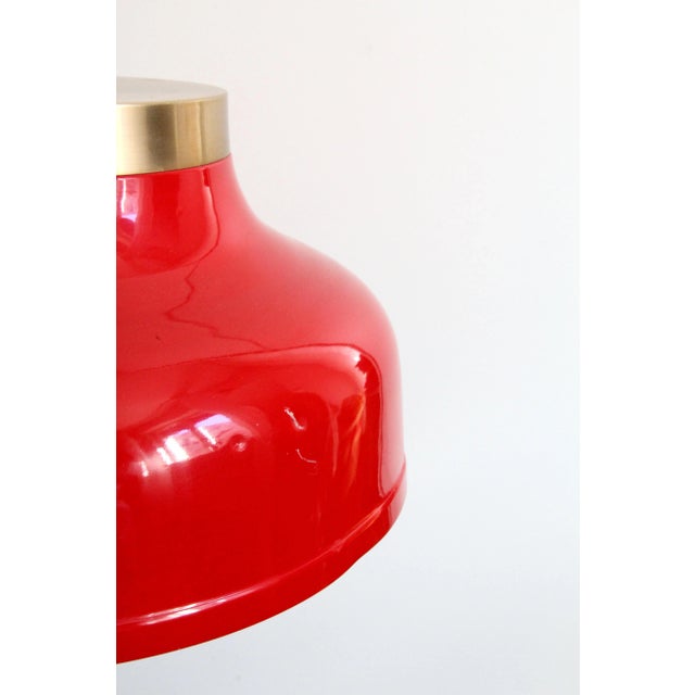 Mid-Century Modern Mid-Century Industrial Italian Metal Pendant, 1950s For Sale - Image 3 of 7