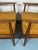 Good vintage condition with trace of age and use for this set of two rosewood armchairs designed by Walter Knoll and...