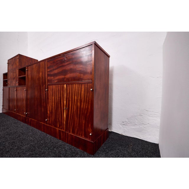 Bar Cabinet and Secretary by Josef Frank for Werkstätten Haus & Garten / Blitz Residence, Vienna, Austria, 1927, Set of 2 For Sale - Image 17 of 18