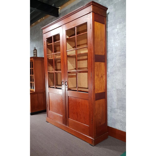 Antique University Filing Cabinet For Sale - Image 6 of 8