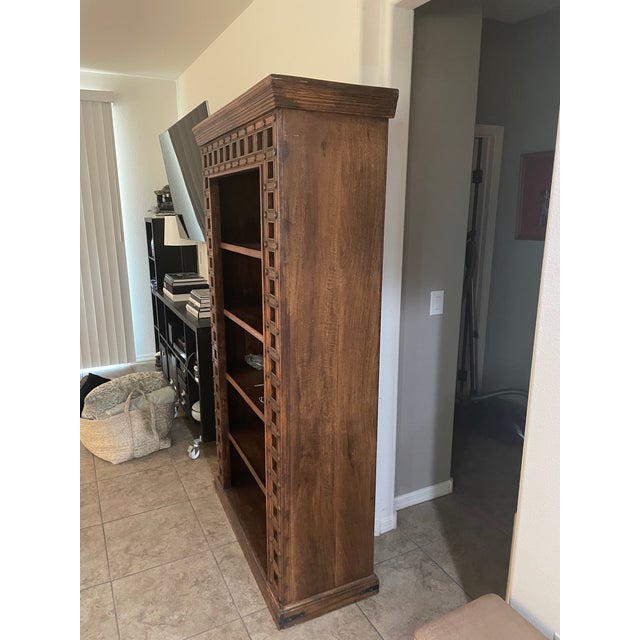 1990s Teak Balinese Bookcase | Chairish