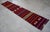 1990s Hand Made Short Narrow Runner Rug Turkish Kilim Hallway Rug - 1′10″ × 9′10″ For Sale - Image 11 of 14