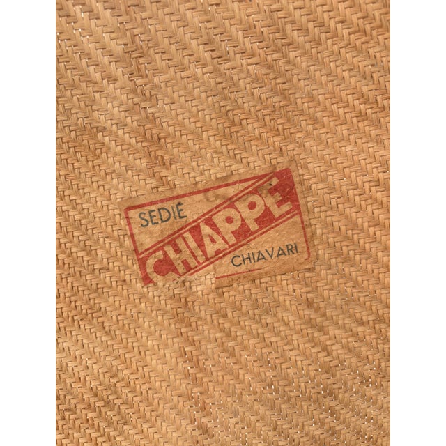 Mid 20th Century Guido Chiappe for Sedie Chiavari Ebonized High-Back Side Chair For Sale - Image 12 of 12
