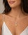 Platinum Necklace with GIA certified 2.02 carat oval fancy intense, internally flawless yellow diamond and 0.60 carat F...