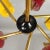 Gold Italian Chandelier from Stilnovo, 1950s For Sale - Image 8 of 11
