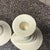 Add timeless mid-century elegance to your home with this beautiful pair of **Vintage Royal Haeger White Textured Ceramic...