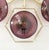 Metal 21st Century Hive Satin Brass Amethyst Bubbles Murano Flush Mount by Fabio LTD For Sale - Image 7 of 8