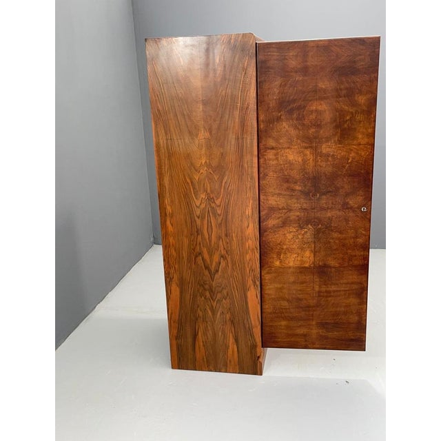 Art Deco Cabinet in Walnut Veneer, Czechoslovakia, 1930s For Sale - Image 6 of 9