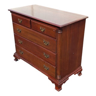 Vintage Kling by Ethan Allen Solid Mahogany Dresser For Sale